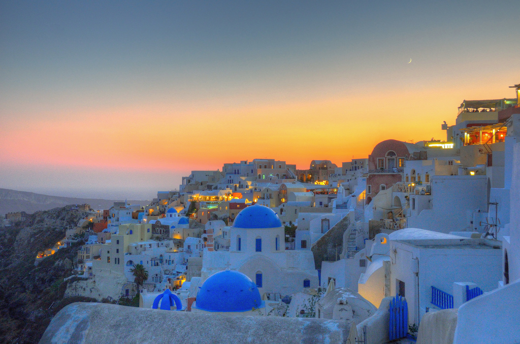 Oia at Sunset