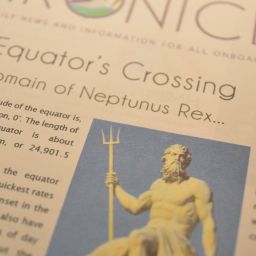 郵輪上的穿越赤道慶典