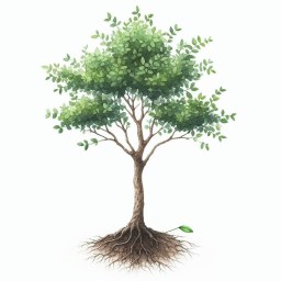 母親墳上長了顆樹